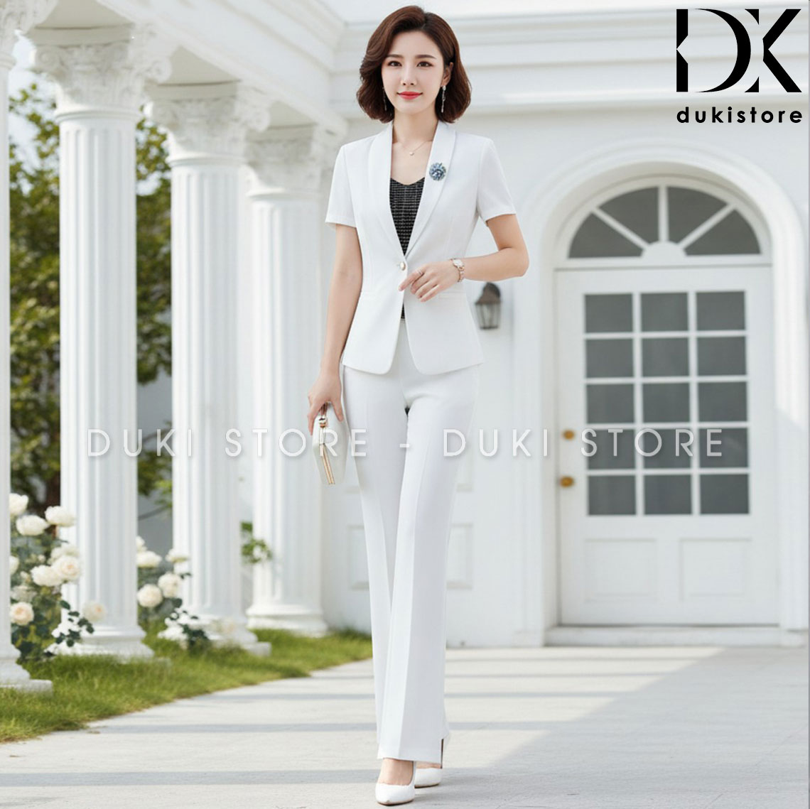 bộ áo vest nữ 1 cúc màu trắng ngắn tay cao cấp bo-ao-vest-nu-1-cuc-mau-trang-ngan-tay-cao-cap-DUK0131.jpg
